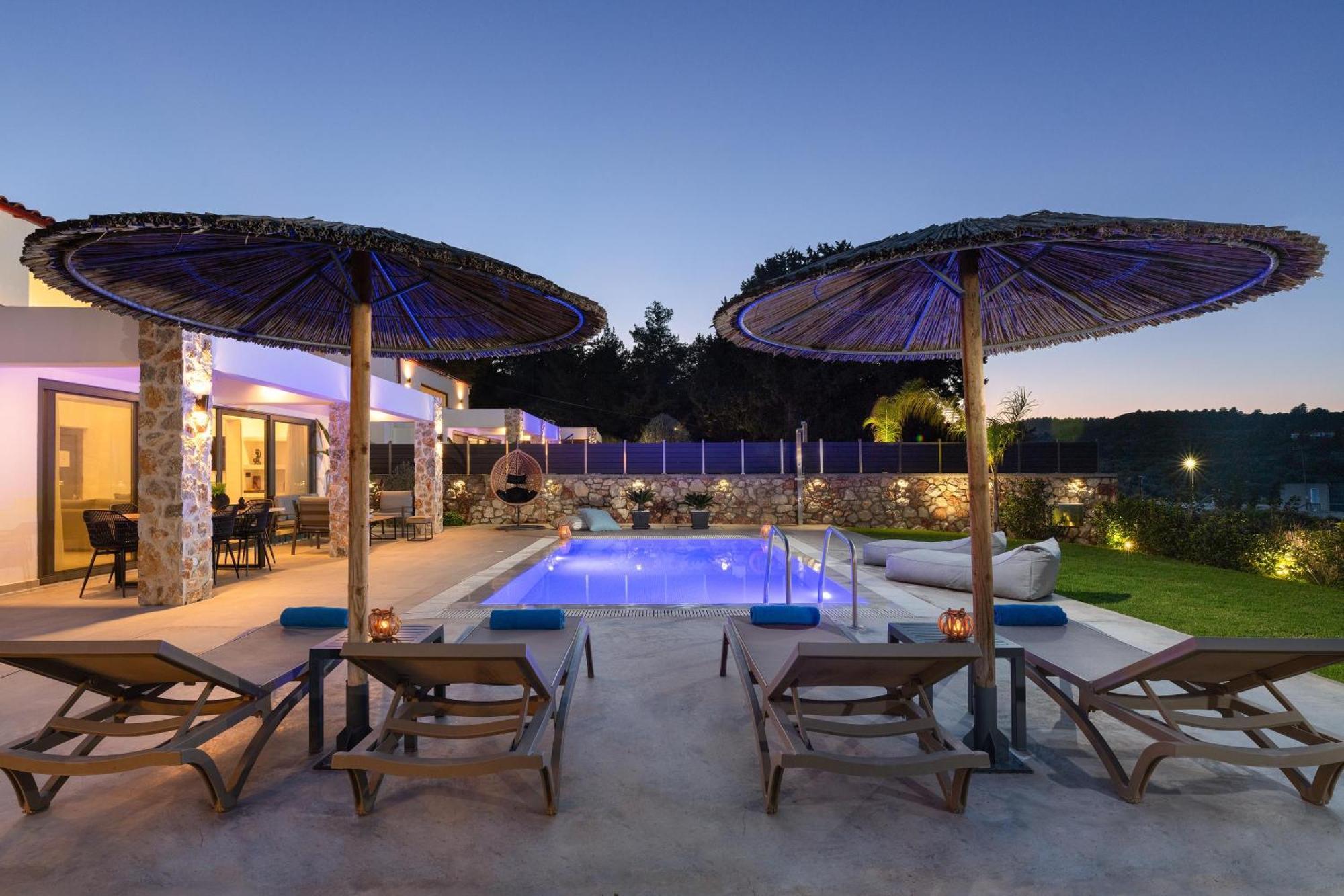 Aiora Luxury Villas Afantou Eksteriør billede